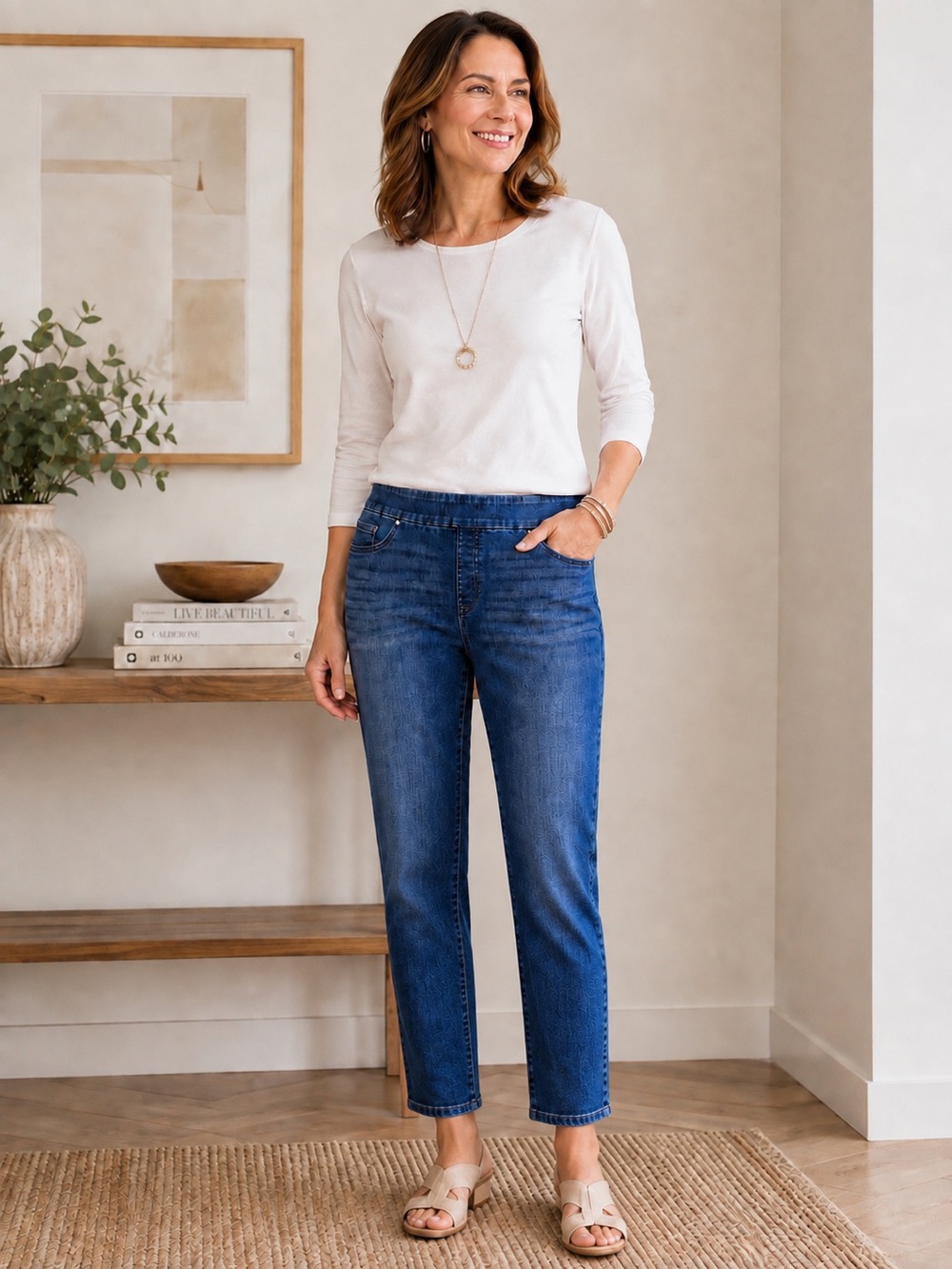 Chicos jegging jeans ankle size 12 Chicos 2